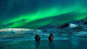 Aurora viewing travel packages north of the arctic circle. Northern Lights Nature Alaska Aurora Borealis Sky Arctic Water Phenomenon Hd Wallpaper Wallpaperbetter