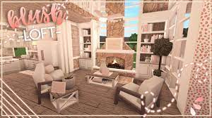 Blush Loft Bloxburg Speedbuild Nixilia Roblox Youtube House Decorating Ideas Apartments Tiny House Layout House Design Kitchen