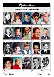 We've got 11 questions—how many will you get right? Famous Faces 047 Celebrities As Kids Quiznighthq