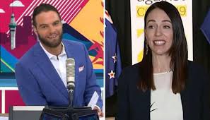 Presentation, public speech, conference, broadcasting, advertising. The Am Show S Ryan Bridge Asking Jacinda Ardern About Grey Hair Prompted Hate Mail From Around The World Newshub