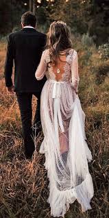 39 Boho Wedding Dresses Of Your Dream In 2020 Camo Wedding Dresses Cream Wedding Dresses Bridesmaid Dresses Boho