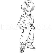 Find the best dragon ball z trunks wallpaper on getwallpapers. How To Draw Kid Trunks Step By Step Drawing Guide By Dawn Dragoart Com