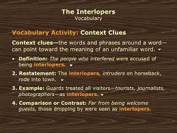 the interlopers characters term paper sample