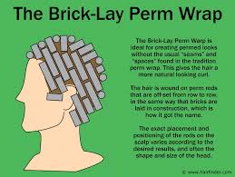 The different wrapping method used in a spiral perm creates curls that resemble springs and they work best with longer hair. What Way Do Rods Go Into Your Hair For A Brick Perm