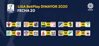 Horario y dónde ver por televisión la semifinal de vuelta de la liga betplay dimayor fútbol hoy se define el primer finalista Datos Previos A La Fecha 20 En La Liga Betplay Dimayor 2020 Dimayor