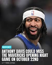 Anthony Davis (eye surgery) is QUESTIONABLE for the season opener.