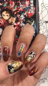 shk hnd on instagram 煉獄杏寿郎 鬼滅の刃 無限列車編 ㅤ 久しぶりに痛ネイル頑張った だれか褒めて ㅤ 鬼滅の刃 鬼滅 鬼滅の刃ネイル 煉獄杏寿郎 無限列車 炎 lisa 痛ネイル 模写ネイル きめつのやいば 無限列車編 手描きネイル nails