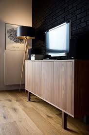 Apartament W Gdansku Qatro Towers Kasia Gal Interior Design Living Room Warm Ikea Living Room Ikea Stockholm Sideboard