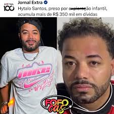 Preso na manhã desta sexta-feira, 15, em São Paulo, acusado de 3xploraç40  infantil e tr4f1c0 humano, o influenciador Hytalo José Santos Silva, de 27  anos, acumula uma dívida superior a R$ 350