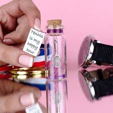 Yes, even the guy who never wants anything. Cheer Up People Around You With Cute Message In A Bottle I Suggest Gift For Sportsmen Gift For Soccer Fun Gift For Boyfriend Gifts Small Gifts Tennis Gifts