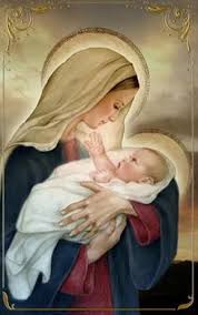 Hail Mary Full Of Grace The Lord Is With Thee Blessed Art Thou Amongst Women And Blessed Is The Fruit Of Thy Madonna And Child Mary And Jesus Catholic Art