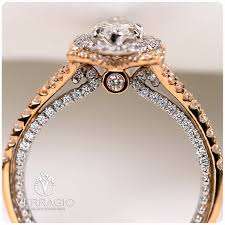 Verragio Marquise Diamond Engagement Ring With Halo And Rose Gold Setti Marquise Engagement Ring Set Marquise Diamond Engagement Ring Engagement Rings Marquise