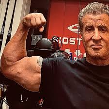 Sly reveals poster for rocky iv director's cut. Sylvester Stallone Flexes His Jacked Bicep In New Workout Photo