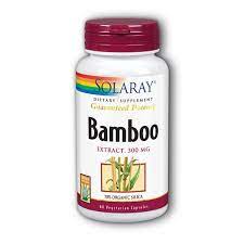Solaray Bamboo Stem Extract 300mg Healthy Hair Skin Nails Bones Connective Tissue Support Non Gmo Vegan Lab Verified 60 Vegcaps Walmart Com Mastic Gum Fenugreek Extract Capsule