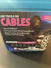 Peerless Truck Tire Snow Snotrac Cable Chains 0196555 For