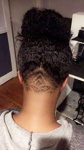 Lotus Undercut On Natural Hair Undercut Natural Hair Natural Hair Styles Undercut Hairstyles