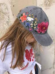 Hand Embroidered Hat Embroidered Baseball Caps Custom Etsy Custom Embroidered Hats Embroidered Hats Hand Embroidery Designs
