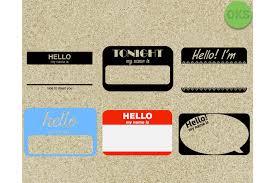 Download Name Tag Files Graphic By Crafteroks Creative Fabrica SVG Cut Files