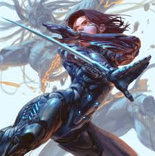 Alita Battle Angel Alita Women Cyborg Cyberpunk Artwork Digital Art Fan Art 2d Anime Girls Painting Il Angel Manga Concept Art Characters Cyberpunk Art