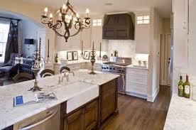 Wood is solid cherry construction. Main Sink In Island With Seating