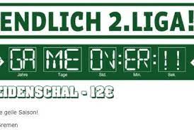 Der sv werder spielt nicht nur professionell im männerfußball, sondern hat viele weitere mannschaften und sportarten im angebot. Werder Ultras Feiern Hsv Abstieg Mit Eigenem Schal Reviersport