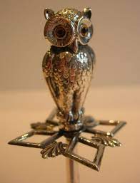 Pin By Louella Hill On Hat Pins And More Hat Pins Antique Hats Sterling Silver Owl