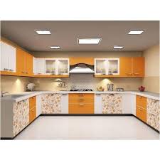 modern indian u shaped modular kitchen