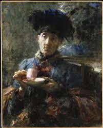 Началась пора роскоши, праздников и балов. Antonio Mancini 22 Kunstwerke Malerei