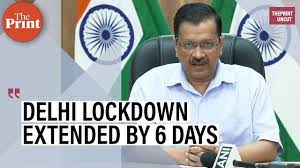 As of now, delhi's case positivity rate has come down significantly from a record high of 36 per cent during the. Kejriwal Extends Delhi Lockdown Until Next Monday As Covid Cases Not Going Down Youtube