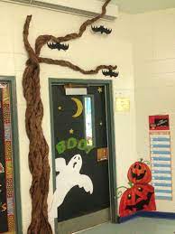 Pin By Maria Rivera On Classroom Door Decorations Halloween Classroom Decorations Halloween Classroom Door Decor Halloween Classroom