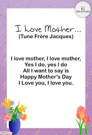 Sometimes mom says | happy mothers day. I Love Mother Childrens Song Preschool Mothers Day Songs Mother S Day Theme Fathers Day Songs