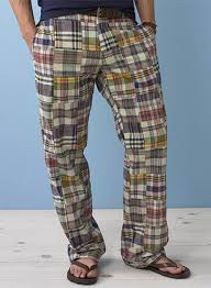 Madras Plaid Light Weight Pants Makeyourownjeans