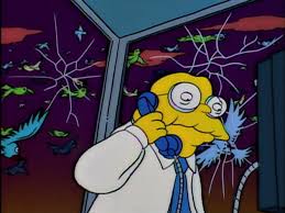 I Need The Biggest Seed Bell You Have No That S Too Big The Simpsons Goat Cartoon Simpson
