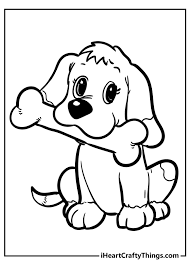 The 20 cute puppy coloring pages for preschoolers: All New Puppy Coloring Pages I Heart Crafty Things