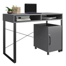 Best of all, the gray oak finish elevates the desk so it can easily double as a home office desk. Computer Desks Office Depot Officemax
