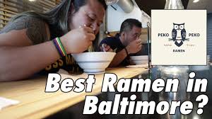 Baltimore Bite Best Ramen In The City Youtube