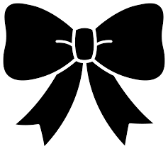 Black And White Bow Clipart Bow Ribbon Silhouette 0 Png 4606 4145 Bow Image Bow Clipart Silhouette Clip Art