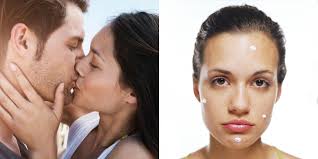Wearing an absorbent headband over the forehead to catch sweat before it can run down and cause problems. 6 Ways Sex Causes Acne And What To Do About It