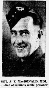 Sergeant Albert Ernest Macdonald (1919-1945)
