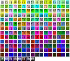 Web Safe Color Codes Graphics And Stuff Rgb Color Codes