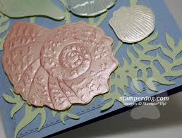 Plus, they are a great way to use up scraps! Seashell Card Stampin Up Demo Ann M Clemmer Stamper Dog Card Ideas