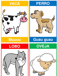 Onomatopeyas animales | Animales cosmopolitas | Ganado