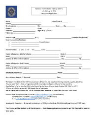 Daniel boone council, bsa, asheville, north carolina. Fillable Online Danielboonecouncil Nylt Participant Application Daniel Boone Council Danielboonecouncil Fax Email Print Pdffiller