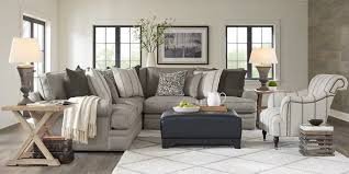 Cindy Crawford Home Lincoln Square Gray 3 Pc Sectional Rooms To Go Living Room Sets Furniture Grey Living Room Sets Living Room Sectional