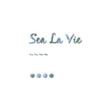 Cool Text Sea La Vie Logo Design Liked On Polyvore Featuring Text Words Summer Phrase Quotes And Saying Logo Design Text La Vie