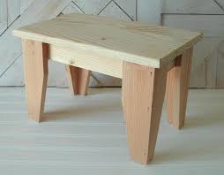 Small Rectangle Stool Wood Stool Homemade Unfinished Stool 12 Inch Stool Made Of Pine Moveis De Paletes Moveis De Madeira Rustica Banquinhos De Madeira