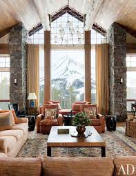 Center Stage Via Archdigest Designfile Living Room Decor Rustic Modern Rustic Living Room Rustic Living Room Furniture