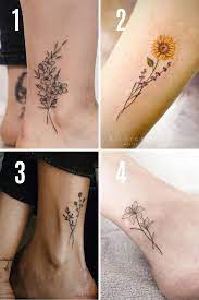 Varieties of flower gifted by mother nature to mankind. Stunning Flower Ankle Tattoo Ideas You Ll Love Tattooglee