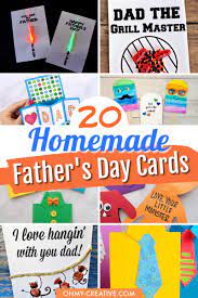 If you are looking for some creative father's day gifts this year, look no further. 20 Homemade Father S Day Card Ideas Oh My Creative