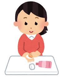 ハンドクリームを塗る女性のイラスト | かわいいフリー素材集 いらすとや
